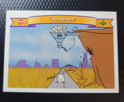 1991 Upper Deck Comic Ball 2 Road Games Looney Tunes Roadrunner Scene #32