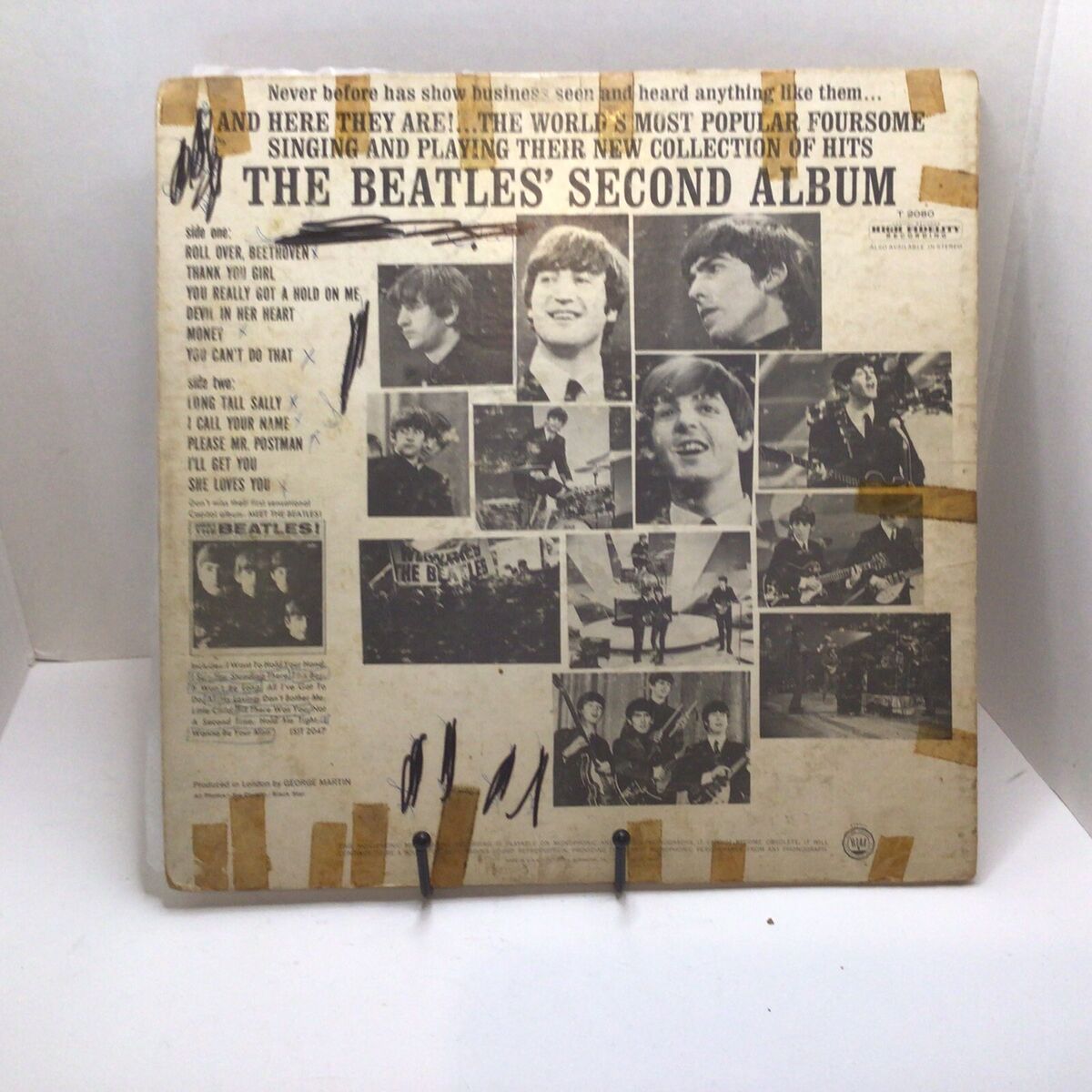 THE BEATLES SECOND ALBUM CAPITOL VINYL ROUGH CONDITION | eBay