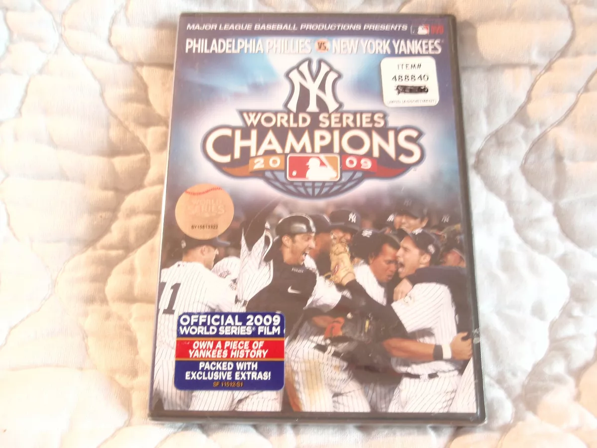 WORLD SERIES 2009 CHAMPIONS NEW YORK YANKEES DVD WS PHILADELPHIA PHILLIES  MLB 826663115123