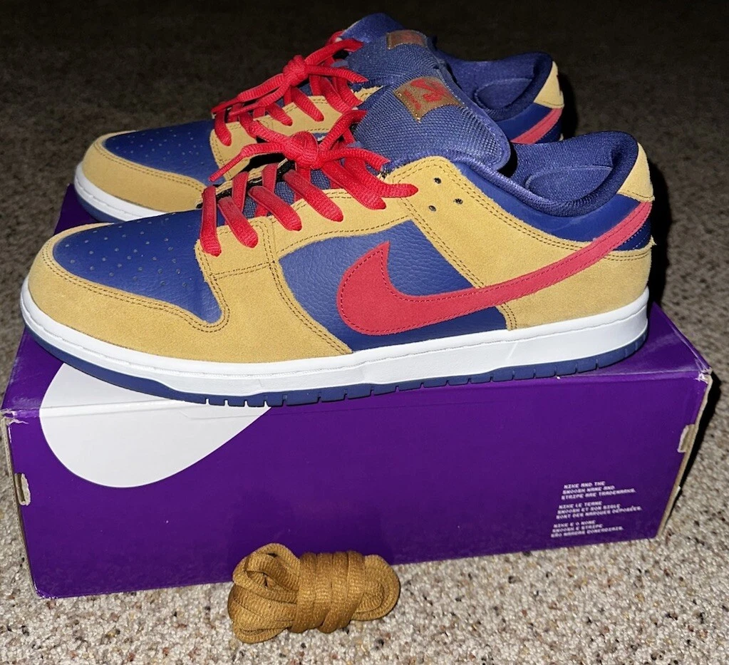 Nike SB Dunk Low PRO Reverse Papa Bear taille 13 blé Jordan bleu rouge suprême 