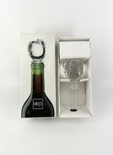 Mikasa Apple Crystal Wine Bottle Stopper in Opened Box