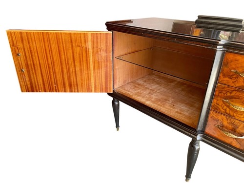 Stupenda Credenza Vintage con Specchiera Rimovibile - Design Italiano Anni '50 - Foto 10 di 12