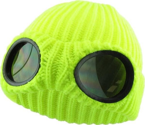 Google Lens Beanie - Stylish Knit Hat for Cold Weather & Casual Wear - Picture 1 of 12