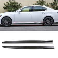For 2013-2020 Lexus Gs Base F Sport Side Skirts Extension Matte Black Pp 2pcs For 2013-2020 Lexus Gs Base F Sport Side Skirts Extension Matte Black Pp 2pcs