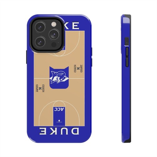 Duke Blue Devils Basketball Court Tough Phone Case - Picture 36 of 108