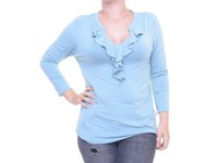 Charter Club Dusted Aqua Long Sleeve Top Size S on sale Charter Club Dusted Aqua Long Sleeve Top Size S on sale