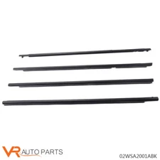 Fits For Toyota Corolla Car Side Window Trim Door Belt Molding Weatherstrip 4PCS