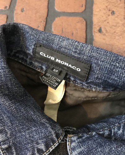 Club Monaco Denim Jacket Size Small - Picture 5 of 5