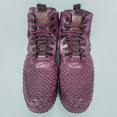 Nike LF1 Duckboot '17 Lunar Force 1 Bordeaux Black 916682 601 Men's Size 15 - Picture 4 of 10