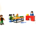 Vintage Playmobil School Teacher Students Custom Toy Set w Accessories