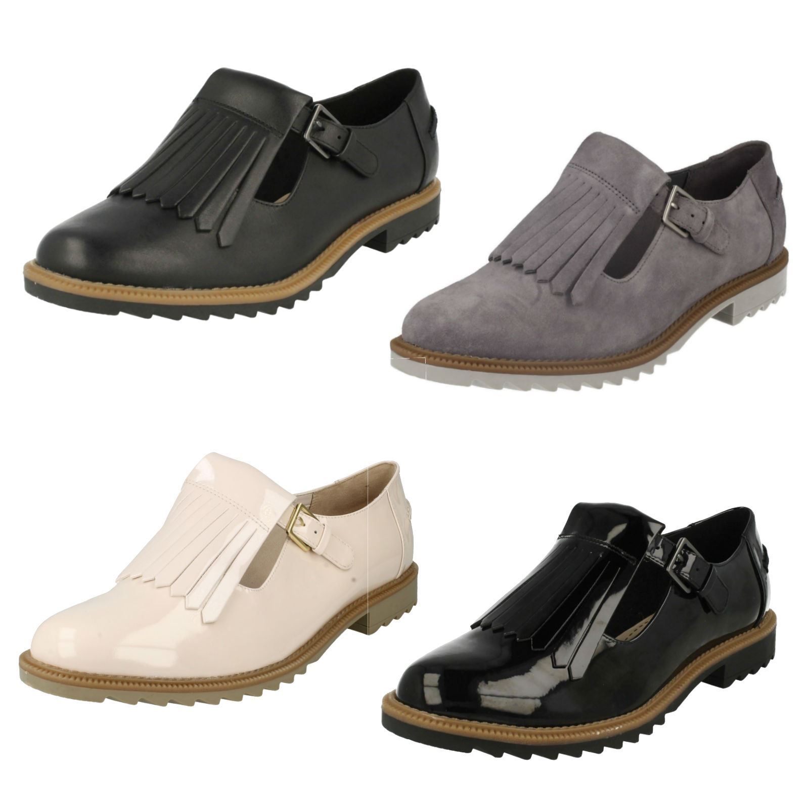 Onorevoli Scarpe Clarks fibbia con chiusura a frangia Piatta Scarpe Onorevoli lo stile-Griffin AMI e51a6d Onorevoli Scarpe Clarks fibbia con chiusura a frangia Piatta Scarpe Onorevoli lo stile-Griffin AMI e51a6d