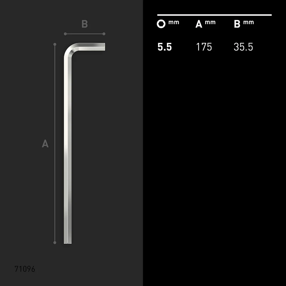 ® 71096 Winkelschraubendreher Extra lang 5.5mm für Zaunmontage — Made in Germany - Bild 3 von 4