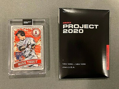 #ad Topps Project 2020 Card #100 Mike Trout 2011 by Blake Jamieson FAST SHIPPING $5.49