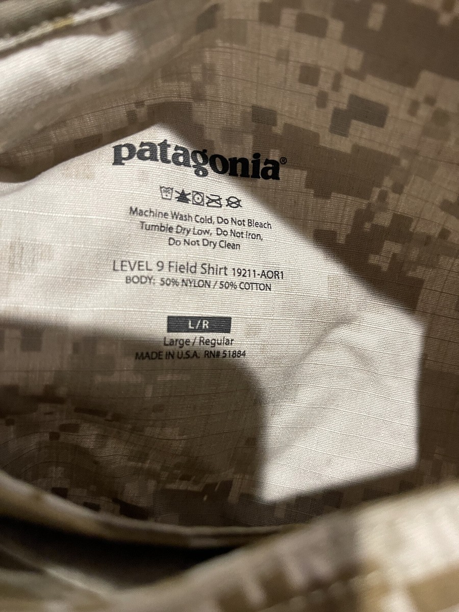 Patagonia AOR1 Level 9 Field Shirt Large | eBay