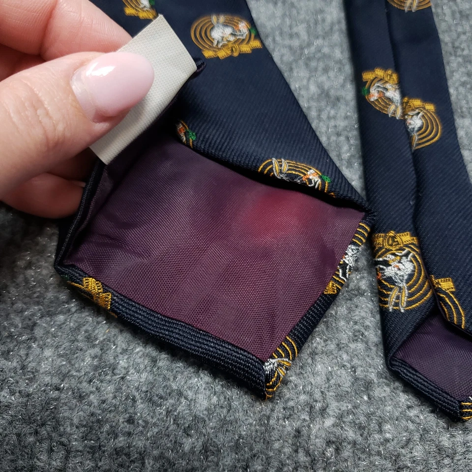 Corbata de Colección Bugs Bunny Warner Bros Para Hombre Azul Marino Looney Tunes Foto 3 de 4
