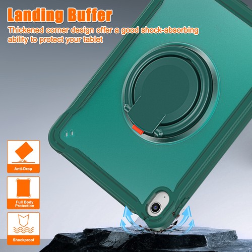 Shockproof Transparent Handle Stand Case for iPad 10th 10.9" (2022)/iPad 11" A16 - Picture 24 of 71