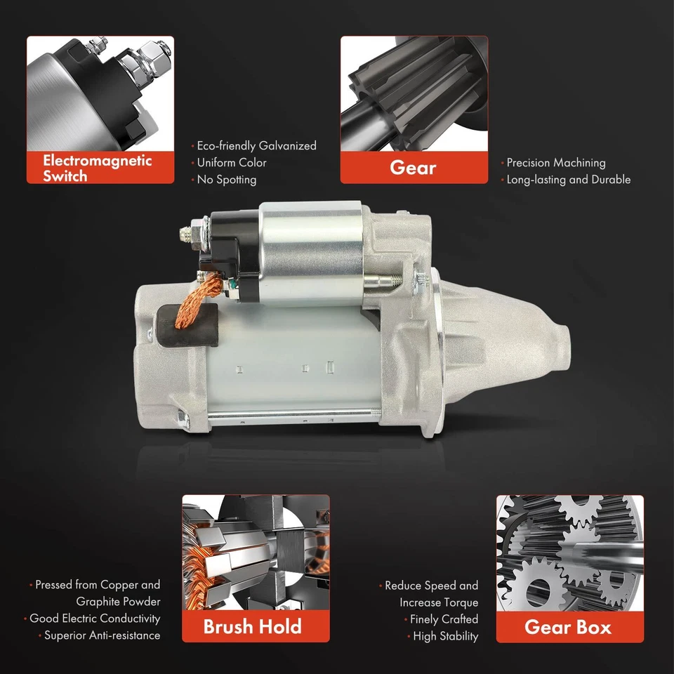 Motor De Arranque Para Subaru Tribeca 2008-2014 Legacy Outback 3.6L 1.6kW 12 V CCW 9T Foto 4 de 4