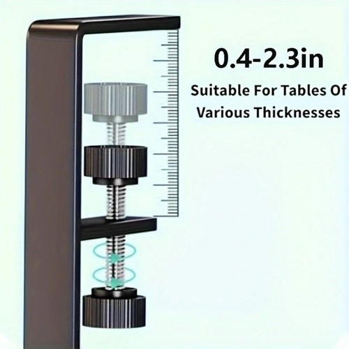 Adjustable Under Desk Cable Management Tray Cable Management Rack Office - 第 5/14 張圖片