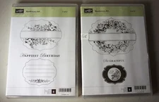 Stampin' Up! APOTHECARY ART Set of 6 Stamps 2 Boxes 125527 Grateful Birthday