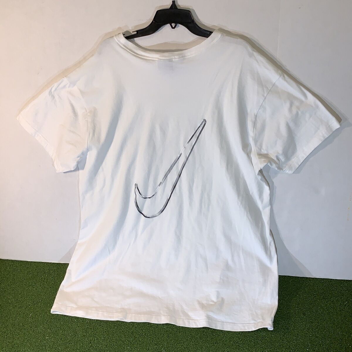 Nike sportswear swoosh dress white t-shirt 3XL | eBay