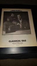 Mason Williams Mannheim Steamroller Classical Gas Radio Promo Poster Ad Framed!
