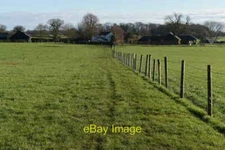 Photo 6x4 Field edge footpath toward Manor Farm Michelmersh  c2021