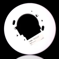 System Sensor TRC2W Plain White Paintable Ceiling Trim Ring Mount TRC-2W, 7051