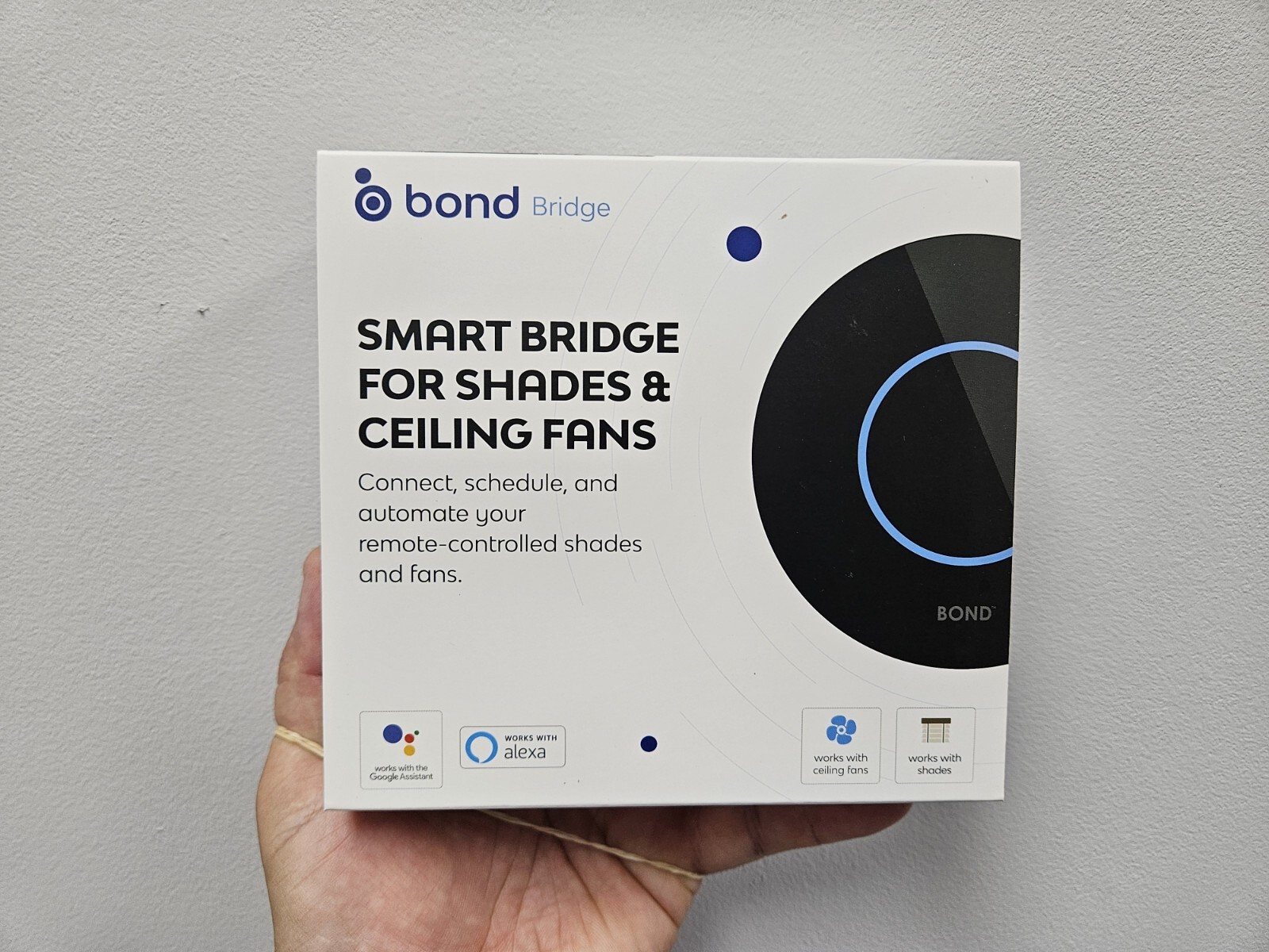 Bond bd-1000 home smart automation device | works with alexa and google home
