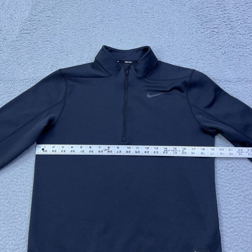 Nike Golf Mens Therma Repel 1/2 Zip Pullover Small Black Sports Jumper 932350 - Picture 5 of 10