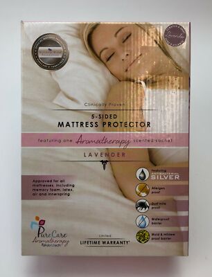 Pure Care 5-Sided Mattress Protector Twin Standard Size