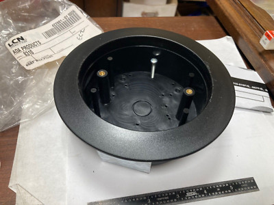 LCN 8310-868F, 4-1/2'' Round, Black Jamb Flush Mount Box, New