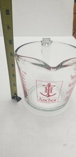 Anchor Hocking Red Letter, 4 Cup Measuring Cup, Open Handle - Picture 8 of 8