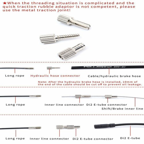 Internal Cable Routing Magnetic Kit for Bicycle Hose Gear Brake Cable - Picture 10 of 10