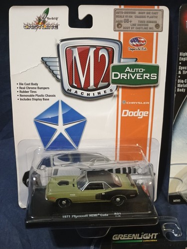 3 Hotweels M2 Auto-driver 1971 Plymouth Hemi Cuda.Mopar 70 - Foto 2 di 10