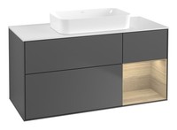 Villeroy & Boch Finion Waschbeckenunterschrank FüR Becken Mittig Regal Rechts...