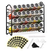 GewüRzregal KüChe GewüRz Organizer Wand Stehend Aufbewahrungssystem 28 GläSer