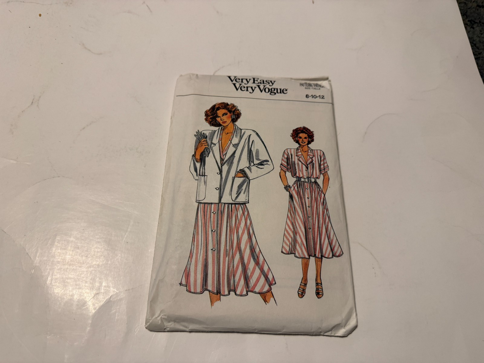 VOGUE Sewing Pattern 9255 Uncut Misses Dress Size 8-10-12 Vintage Very Easy