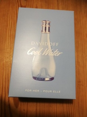 Davidoff COOL WATER For Her Geschenkset, 30ml EdT Spray + 75ml Body Lotion, NEU