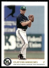 1999 Grandstand Knoxville Smokies CLAYTON ANDREWS RC BLUE JAYS LARGO FL
