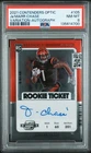 2021 PANINI CONTENDERS OPTIC VARIATION-AUTO #105 JA’MARR CHASE ROOKIE RC PSA 8
