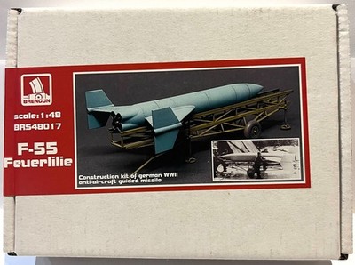 Fire Lily F-55 Anti-Aircraft Rocket w/dolly - 1:48 - Hauler - Brengun - BRS48017