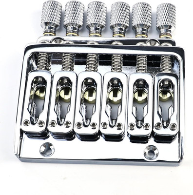 Chrome Headless Guitar Bridge Tremolo System