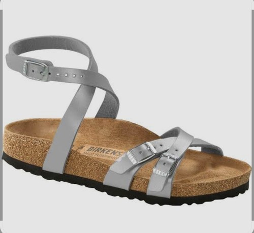 Birkenstock Women's Daloa Metallic Ankle Strap Sandals Size 40 Size 10 NWOT - Picture 2 of 7