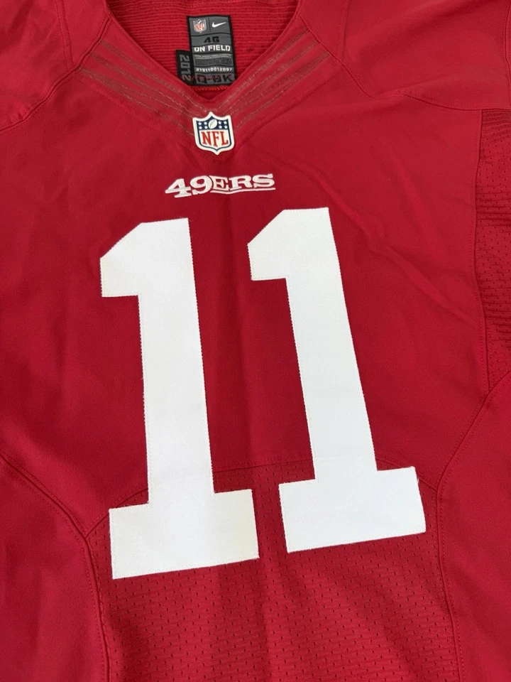 Camiseta deportiva 46 Nike Football NFL Team Alex Smith Team emitida 2012 de los 49ers de San Francisco Foto 4 de 4