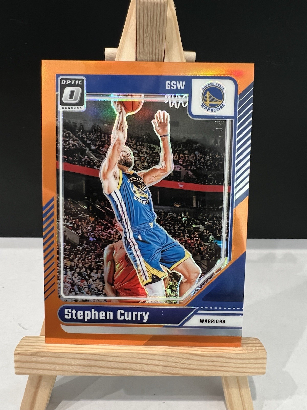 2024-25 Panini Donruss Optic Stephen Curry Orange Prizm /175 #155 Warriors