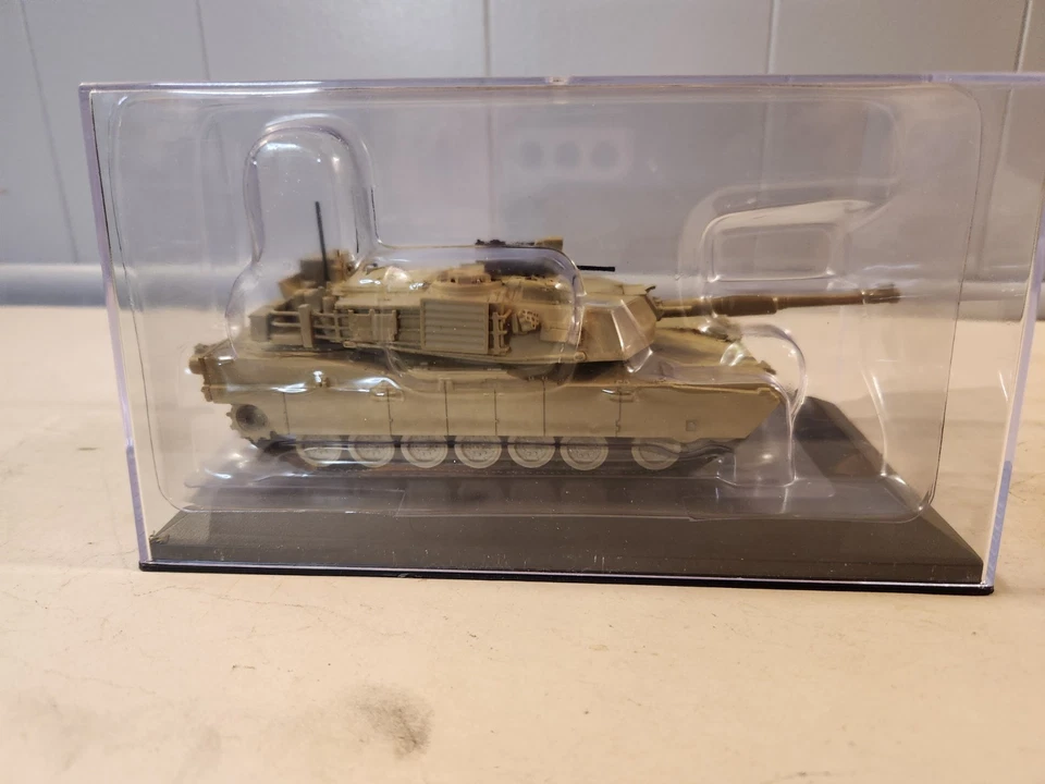 1:58 Scale Solido M1A1 Abrams Tank Diecast Model Desert Camo - New - Image 4 of 4