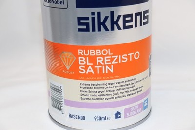 Sikkens Rubbol BL Rezisto Satin 930ml Base N00 Lack Innen Seidenglanz PU