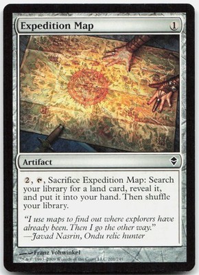 Expedition Map C Zendikar ZEN 201 NM Franz Vohwinkel