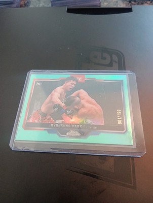 2025 Topps Chrome UFC Hyunsung Park TEAL Number 1 OF 199 