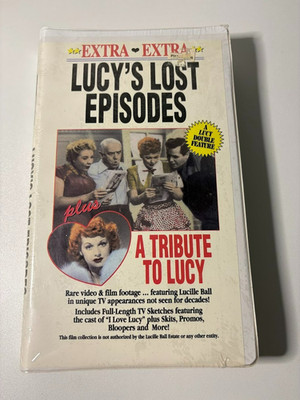 NEW SEALED Lucy's Lost Episodes plus a Tribute to Lucy (VHS, 1992, Clamshell)
